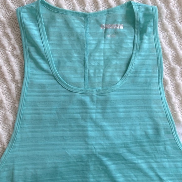Forever 21 Striped Lightweight Cut Out Athletic Tank | Size L - Picture 3 of 7